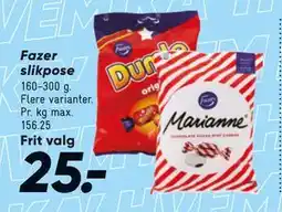 Bilka Fazer slikpose tilbud