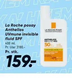 Bilka La Roche posay Anthelios UVmune invisible fluid SPF tilbud