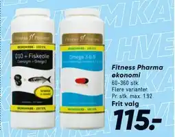 Bilka Fitness Pharma økonomi tilbud