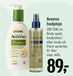 Føtex Aveeno hudpleje tilbud