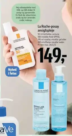 Føtex La Roche-posay ansigtspleje tilbud