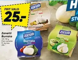 Bilka Zanetti Burrata tilbud