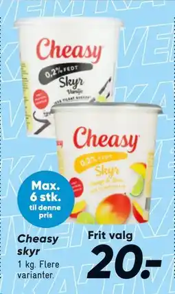 Bilka Cheasy skyr tilbud