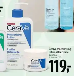 Føtex Cerave moisturising lotion eller creme tilbud