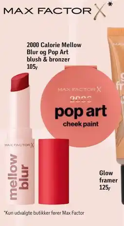 Føtex 2000 Calorie Mellow Blur og Pop Art blush & bronzer tilbud