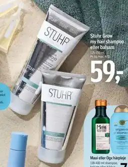 Føtex Stuhr Grow my hair shampoo eller balsam tilbud
