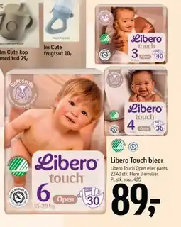 Føtex Libero Touch bleer tilbud