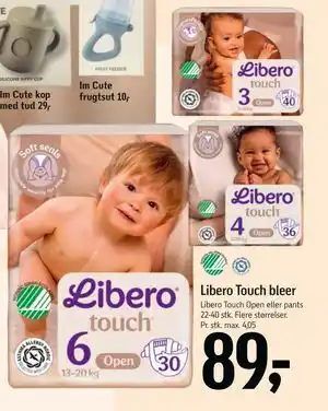 Føtex Libero Touch bleer tilbud