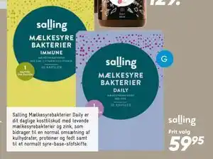 Bilka Mælkesyrebakterier tilbud