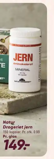 Bilka Natur Drogeriet jern tilbud