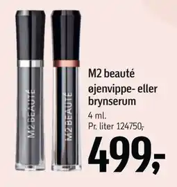 Føtex M2 beauté øjenvippe- eller brynserum tilbud