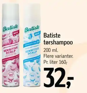 Føtex Batiste tørshampoo tilbud