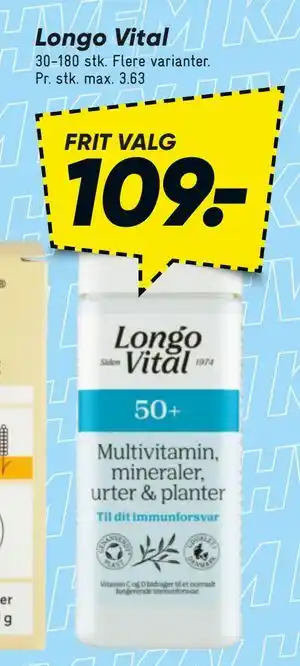 Bilka Longo Vital tilbud