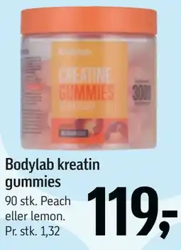Føtex Bodylab kreatin gummies tilbud