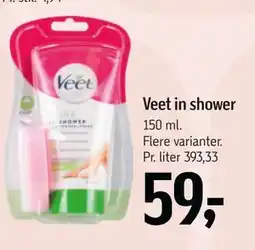 Føtex Veet in shower tilbud