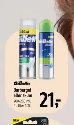 Føtex Barbergel eller skum tilbud