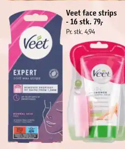 Føtex Veet face strips tilbud
