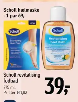 Føtex Scholl revitalising fodbad tilbud