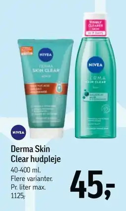 Føtex Derma Skin Clear hudpleje tilbud