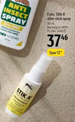 Føtex Stik A’ after stick spray tilbud