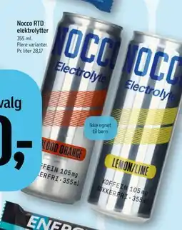 Føtex Nocco RTD elektrolytter tilbud