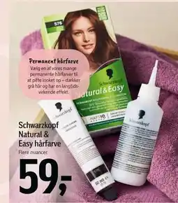 Føtex Schwarzkopf Natural & Easy hårfarve tilbud