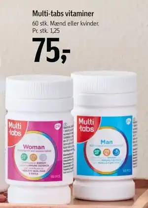 Føtex Multi-tabs vitaminer tilbud