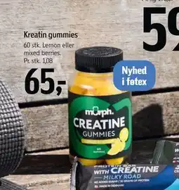 Føtex Kreatin gummies tilbud