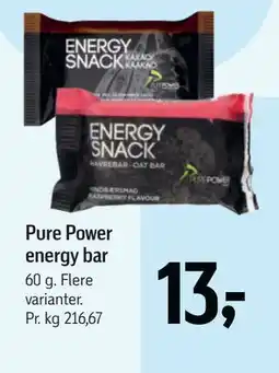 Føtex Pure Power energy bar tilbud