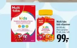Føtex Multi-tabs kids vitaminer tilbud