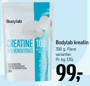 Føtex Bodylab kreatin tilbud