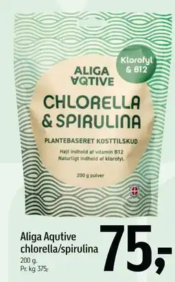 Føtex Aliga Aqutive chlorella/spirulina tilbud