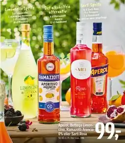 Føtex Aperol, Bottega Limoncino, Ramazotti Arancia 0% eller Sarti Rosa tilbud