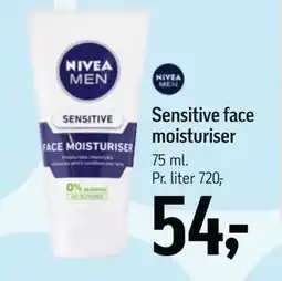 Føtex Sensitive face moisturiser tilbud