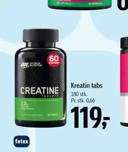 Føtex Kreatin tabs tilbud