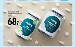 Føtex Magnesium citrat eller multivitamin 50+ tilbud