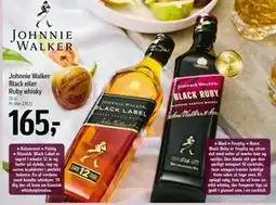 Føtex Johnnie Walker Black eller Ruby whisky tilbud