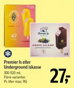Føtex Premier Is eller Underground iskasse tilbud
