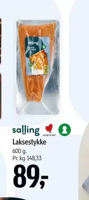 Føtex Laksestykke tilbud