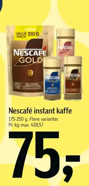 Nescafé instant kaffe