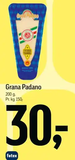 Føtex Grana Padano tilbud