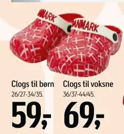 Føtex Clogs til børn tilbud