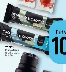 Føtex Crisp proteinbar tilbud