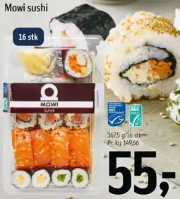 Føtex Mowi sushi tilbud