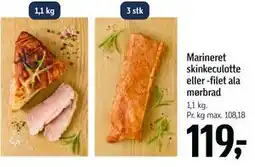 Føtex Marineret skinkeculotte eller -filet ala mørbrad tilbud