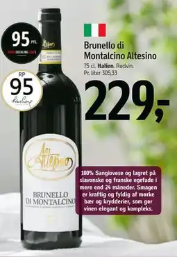 Føtex Brunello di Montalcino Altesino tilbud