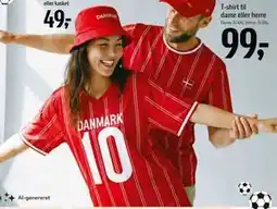 Føtex T-shirt til dame eller herre tilbud