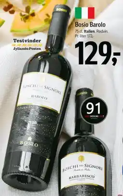 Føtex Bosio Barolo tilbud
