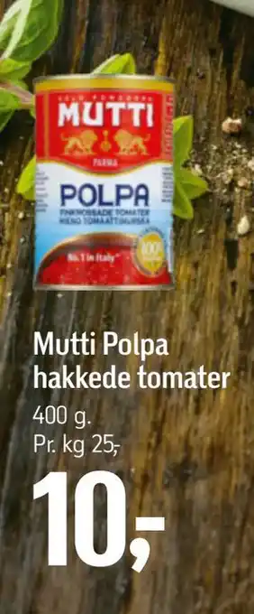 Føtex Mutti Polpa hakkede tomater tilbud