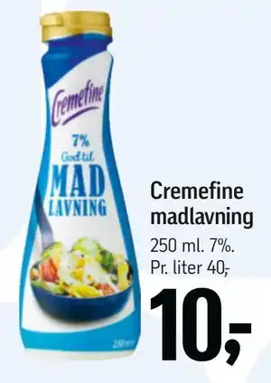 Føtex Cremefine madlavning tilbud